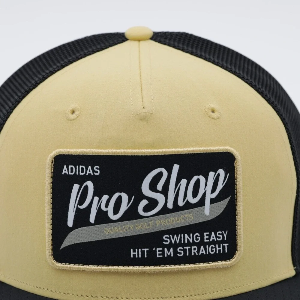 Adidas‎ Men's Golf Adjustable Five Panel Trucker Cap Oat/Black One Size